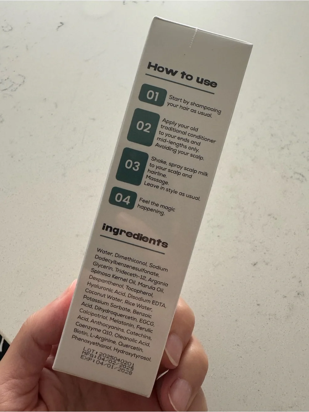 Scalp Milk Anti-Aging Scalp Conditioner - White